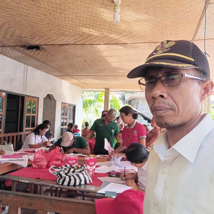 Kegiatan Posyandu, Dinas Lebah Mantung, Desa Pangkungparuk, tanggal 20 Agustus 2025